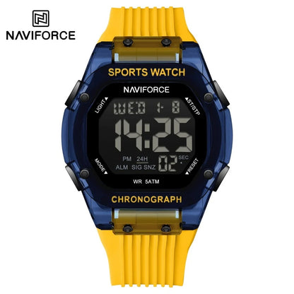 Reloj Digital NAVIFORCE NF7113 para Hombre – Pantalla LED, Correa de Silicona, Reloj Deportivo Multifunción Resistente al Agua | Foucault Chile