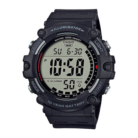 Reloj Casio AE-1500WH digital deportivo negro 100 m — Foucault Valdivia