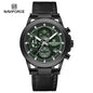 Reloj NAVIFORCE NF8073 para Hombre – Cuarzo Militar con Correa de Cuero, Cronógrafo Resistente al Agua | Foucault Chile