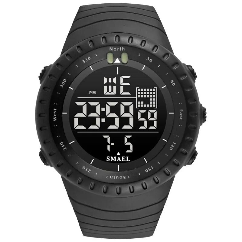 Reloj SMAEL 1237 para Hombre – Reloj Deportivo Digital, LED, Resistente al Agua, Esfera Grande | Foucault Chile
