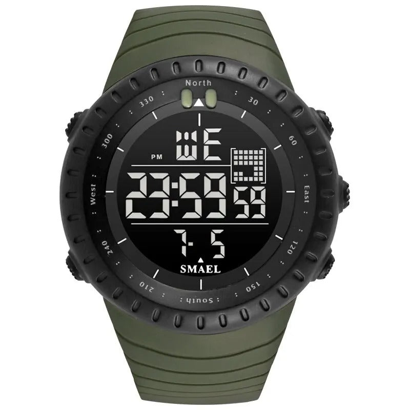 Reloj SMAEL 1237 para Hombre – Reloj Deportivo Digital, LED, Resistente al Agua, Esfera Grande | Foucault Chile