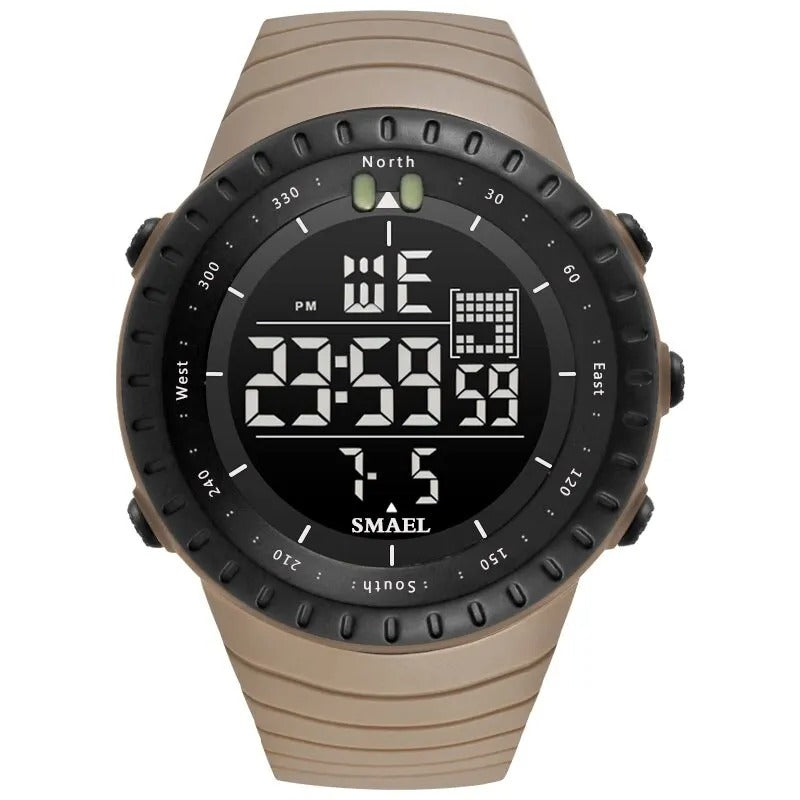 Reloj SMAEL 1237 para Hombre – Reloj Deportivo Digital, LED, Resistente al Agua, Esfera Grande | Foucault Chile