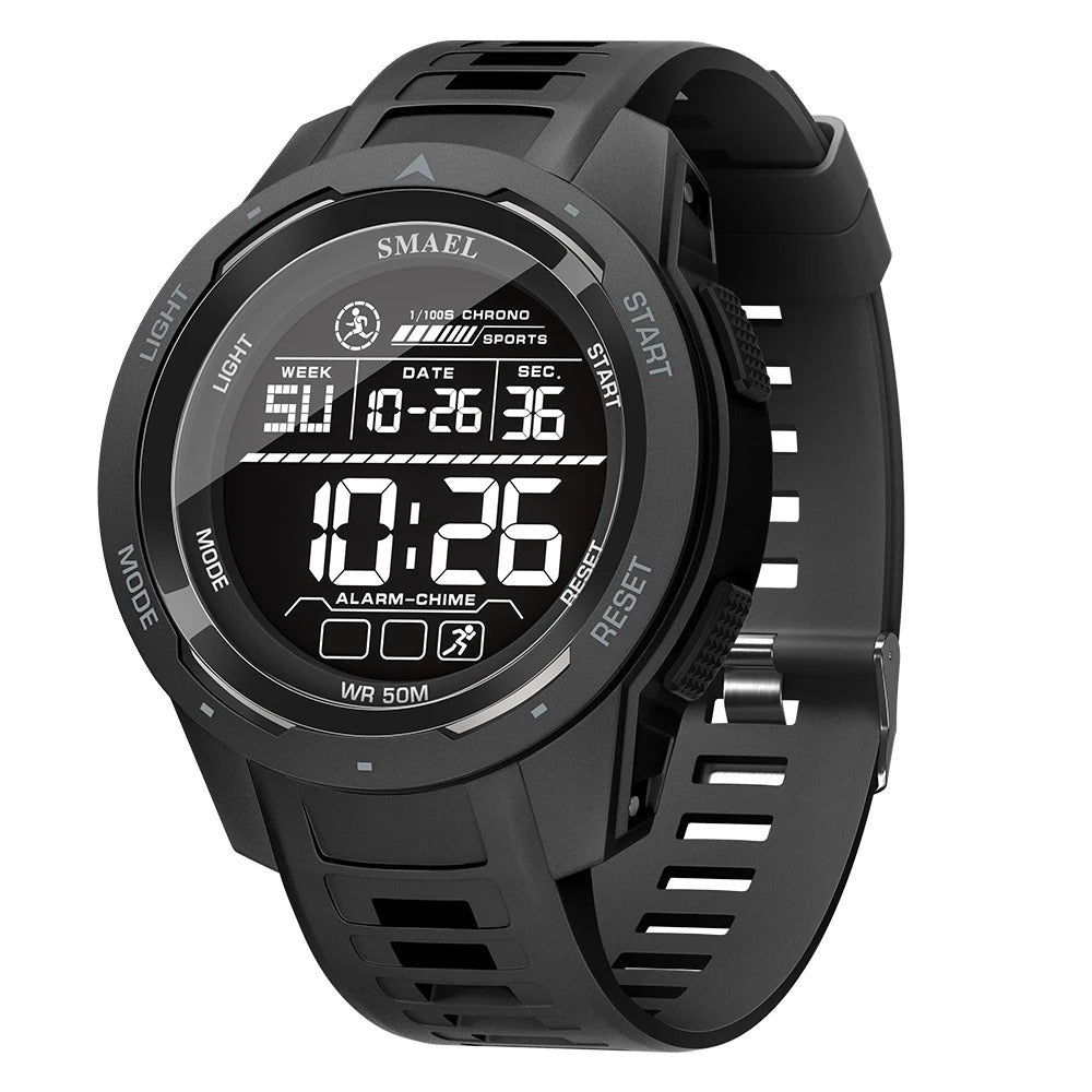Reloj SMAEL 8105 para Hombre – Digital Deportivo con Luz LED, Correa de Poliuretano y Resistencia al Agua 50M | Foucault Chile