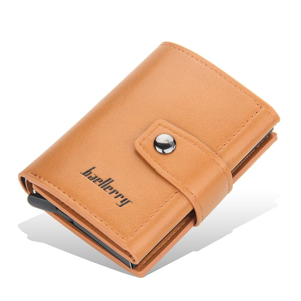 Cartera RFID Baellerry con Clip Metálico y Diseño Ultra Delgado