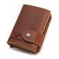 Cartera Slim de Cuero Genuino con Estilo y Seguridad
