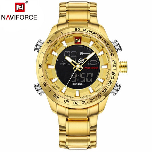 Diseño Robusto, Look Casual – NAVIFORCE 9093 para Hombres en Movimiento