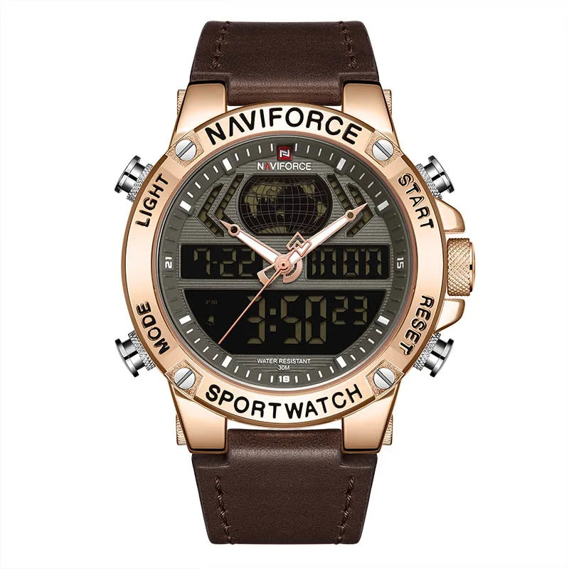 Reloj Naviforce NF9164 Hombre Cuero Cronógrafo