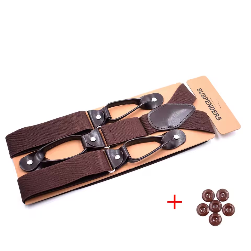 Tirantes Vintage Cuero Y-Back Unisex | Elegancia Clásica Foucault Valdivia - Imagen 2