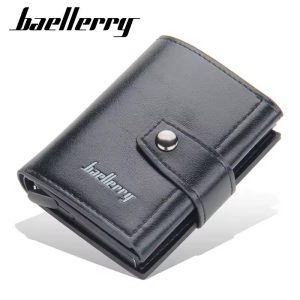 Tarjetero RFID Hombre Baellerry | Mini Billetera Segura Foucault Sur de Chile