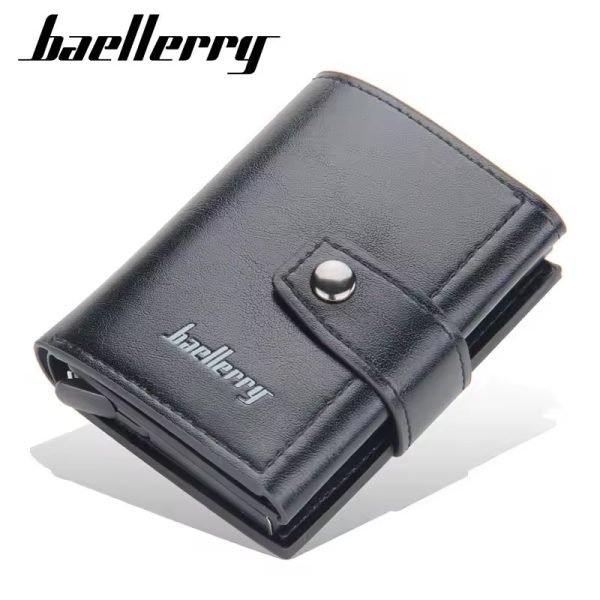 Tarjetero RFID Hombre Baellerry | Mini Billetera Segura Foucault Sur de Chile