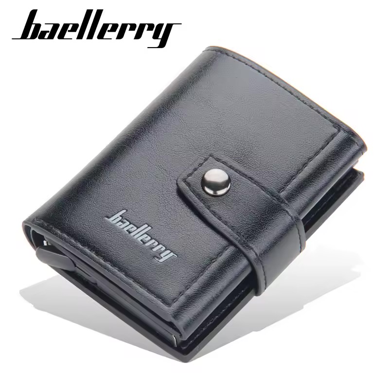 Tarjetero RFID Hombre Baellerry | Mini Billetera Segura Foucault Sur de Chile