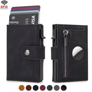 Cartera RFID Fibra de Carbono con AirTag | Tarjetero Inteligente Foucault Chile