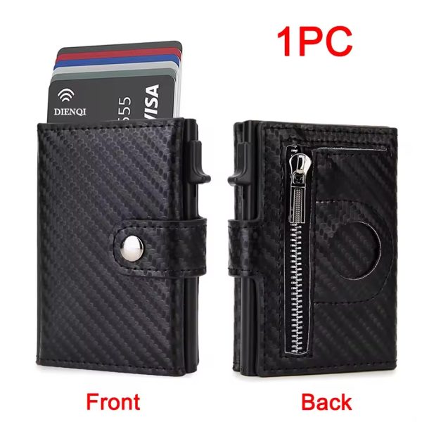 Cartera RFID Fibra de Carbono con AirTag | Tarjetero Inteligente Foucault Chile - Imagen 3