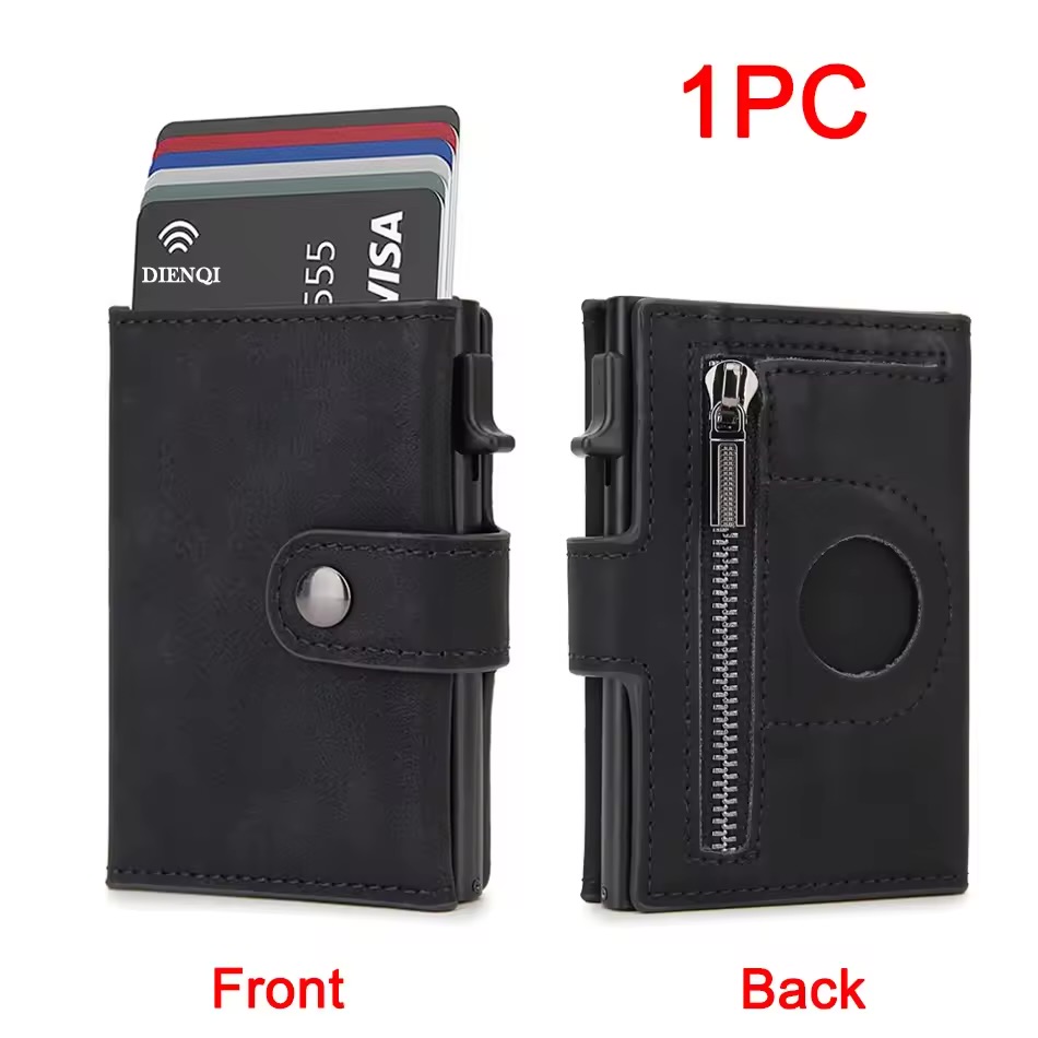 Cartera RFID Fibra de Carbono con AirTag | Tarjetero Inteligente Foucault Chile - Imagen 2