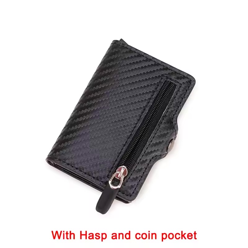 Cartera RFID con AirTag Hombre | Tarjetero Ejecutivo con Cremallera Foucault Chile - Imagen 2