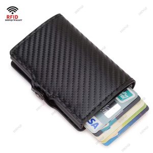 Cartera RFID con AirTag Hombre | Tarjetero Ejecutivo con Cremallera Foucault Chile
