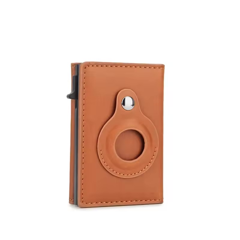 Cartera RFID con AirTag Hombre | Tarjetero Ejecutivo con Cremallera Foucault Chile - Imagen 3