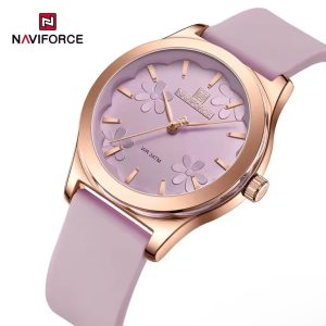Reloj Mujer NAVIFORCE NF5051 Cuarzo Silicona | Estilo Deportivo Foucault Relojería Valdivia