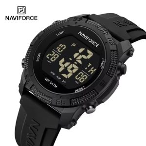 Reloj Hombre NAVIFORCE NF7104 Digital LCD | Deportivo y Resistente Foucault Relojería Valdivia