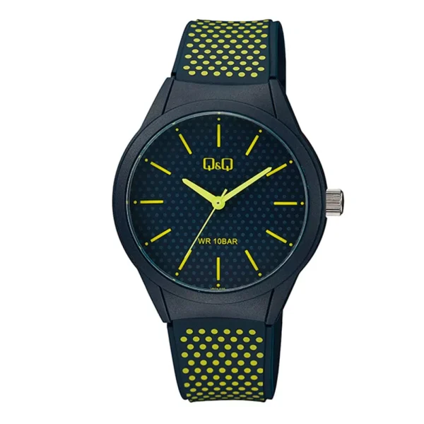 Reloj Hombre Q&Q VR28J035Y Azul 10 BAR | Deportivo Japonés Foucault Relojería Valdivia - Imagen 2