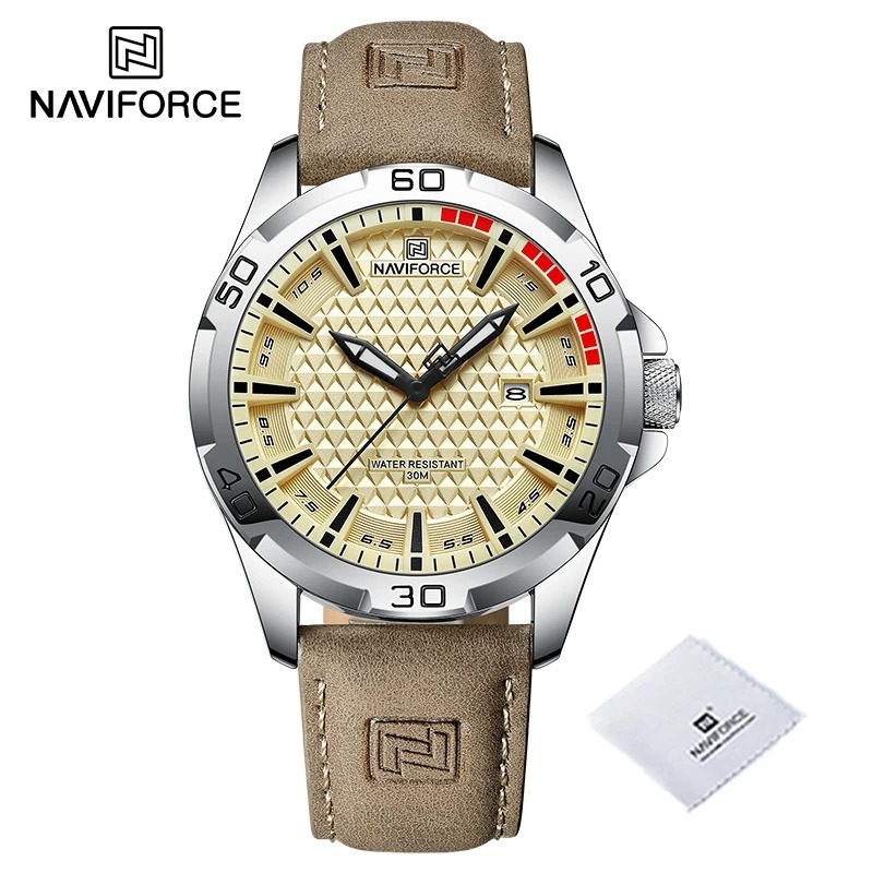 Reloj Hombre NAVIFORCE NF8023 Cuero | Deportivo–Business Foucault Chile