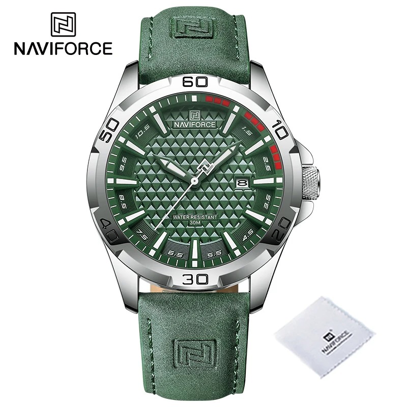 Reloj Hombre NAVIFORCE NF8023 Cuero | Deportivo–Business Foucault Chile - Imagen 3