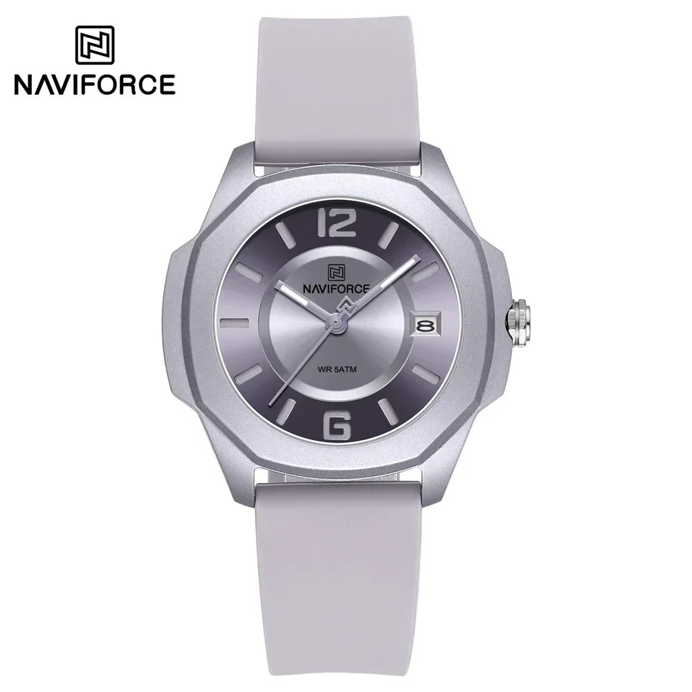 Reloj Mujer NAVIFORCE NF7107 Silicona | Cuarzo Elegante Casual – Foucault Chile
