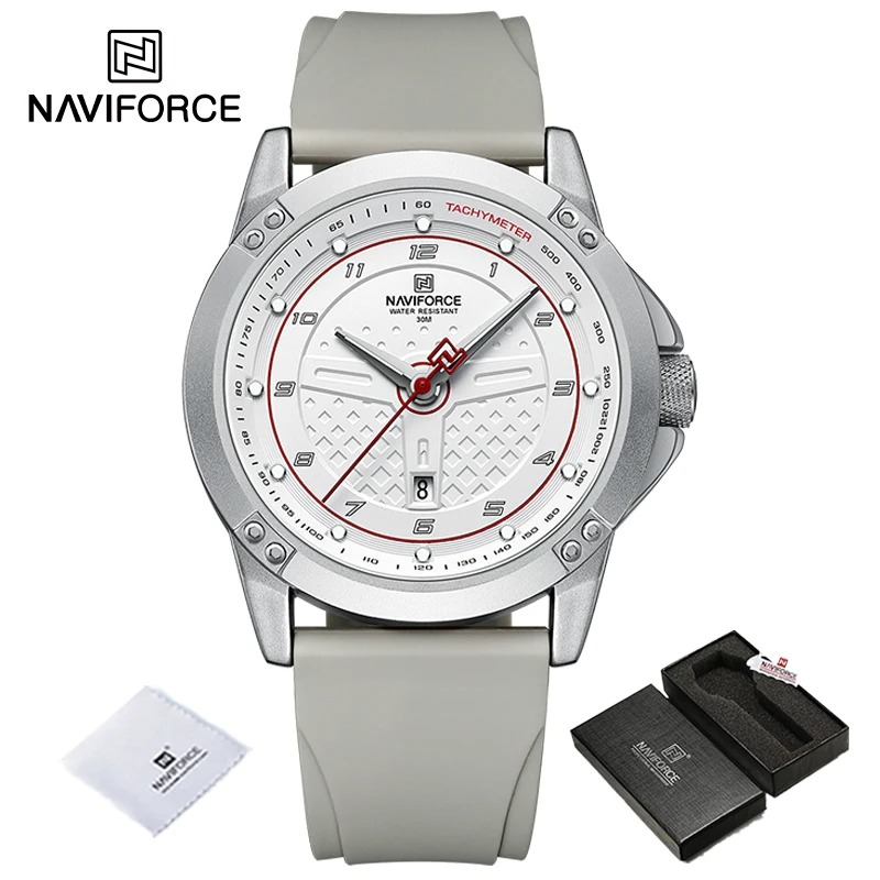 Reloj Hombre NAVIFORCE 8031 Deportivo Militar | Cronógrafo Cuarzo Japonés – Foucault Chile - Imagen 2