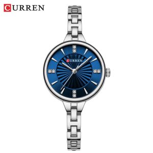 Reloj Mujer CURREN 9097 Acero Inoxidable | Cuarzo Elegante Minimal – Foucault Chile