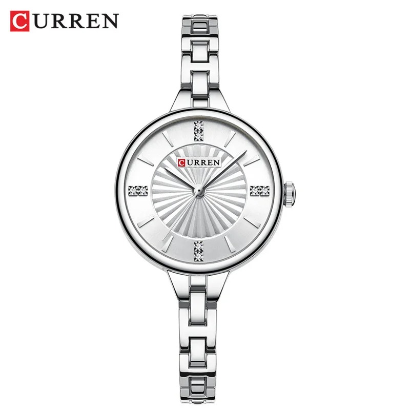Reloj Mujer CURREN 9097 Acero Inoxidable | Cuarzo Elegante Minimal – Foucault Chile - Imagen 3